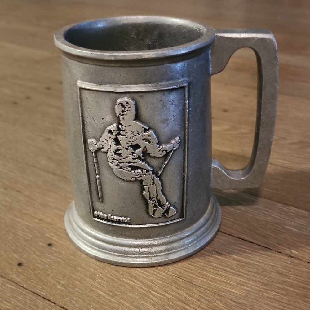 Wilton Vintage Van Alstyne Skier Pewter Stein